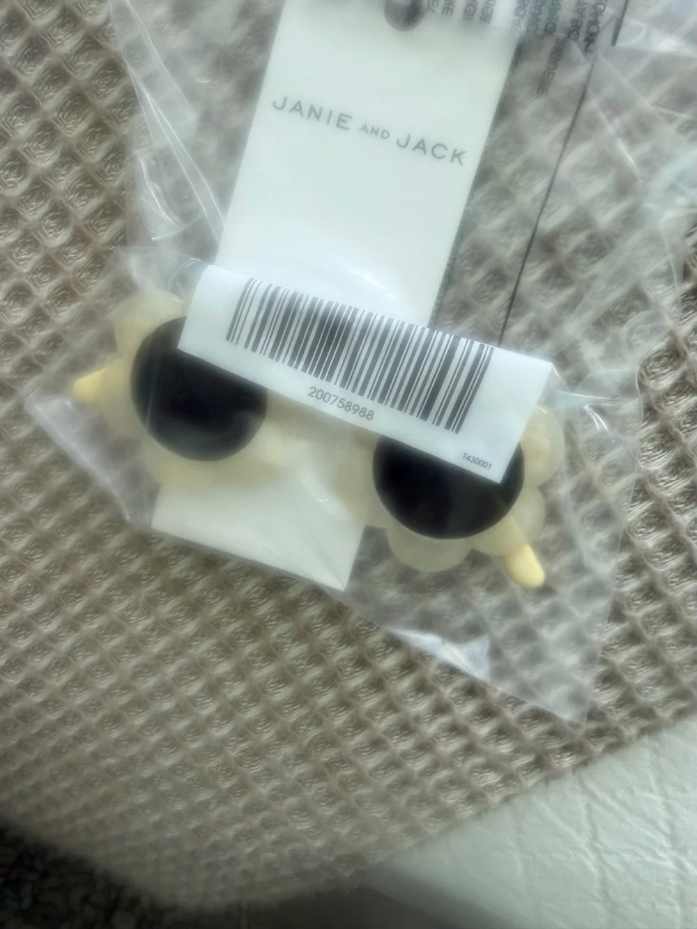 Janie and Jack 0 to 2 years yellow flower sunglasses NWT